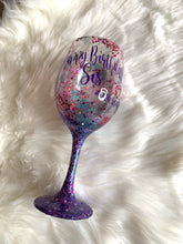 Load image into Gallery viewer, Glitter All Over Wine Glass
