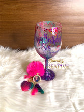 Load image into Gallery viewer, Glitter All Over Wine Glass
